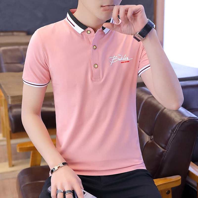 夏季男士休闲纯棉短袖翻领POLO衫T恤XZ313B-1-T062-P35,男装Polo衫,星座310B-3