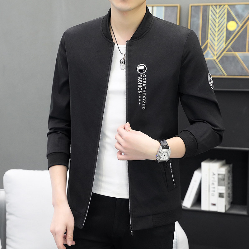 春季新款男士棒球领夹克休息外套XZ313B-1-J,男装夹克,星座310B-3
