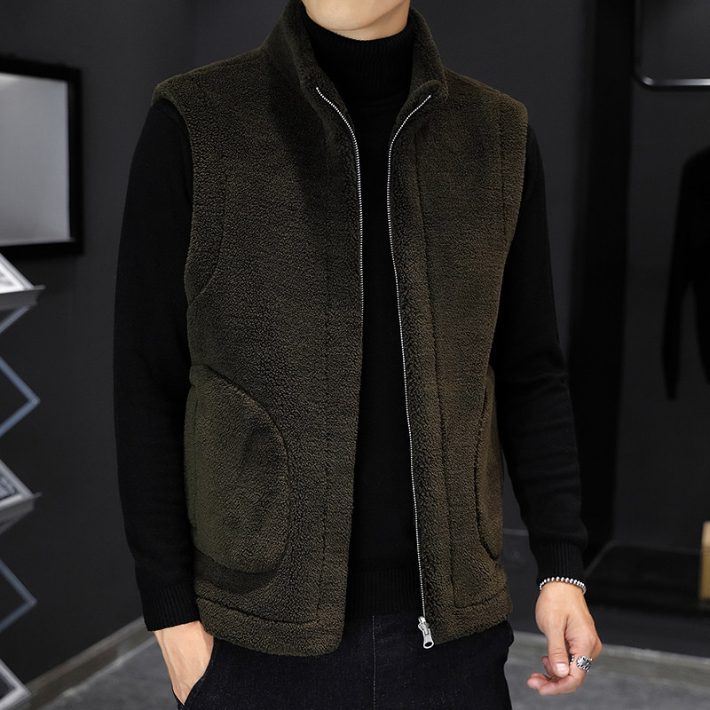 2022春新品青年男士颗粒绒双面穿马甲外套M87-P100139,男装背心/马甲,星座310B-3