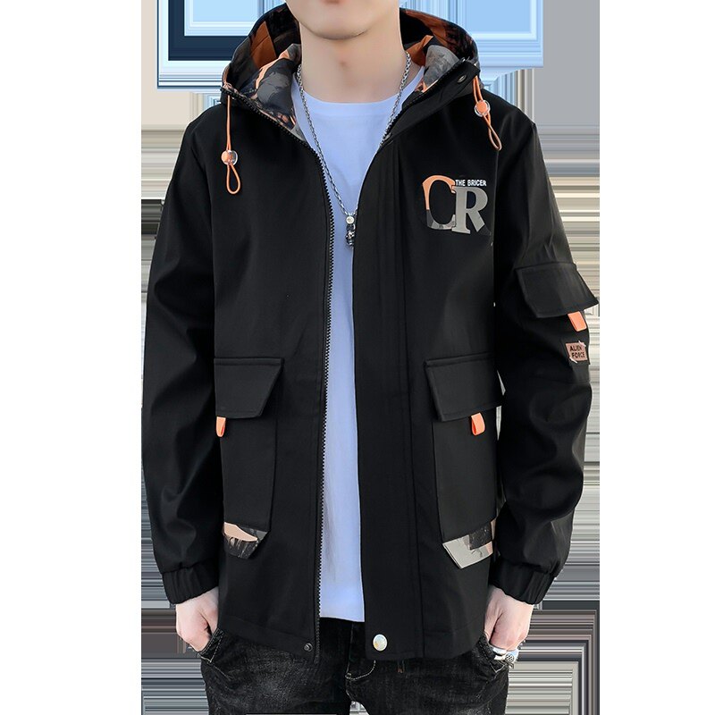 2021秋季新款潮流ins男士时尚连帽夹克上衣XZ313B-1-JK07-P60,男装夹克,星座310B-3