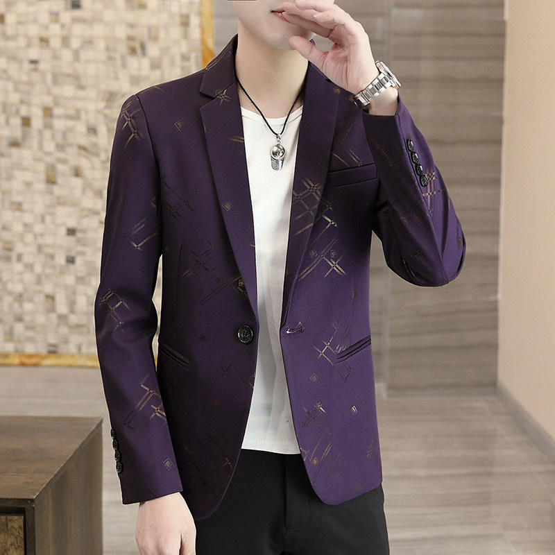 2021秋季新款男士韩版时尚休闲小西服外套XZ313B-1-XF1688-P85,男装西服,星座310B-3