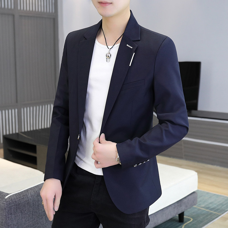 西装男秋季新款时尚休闲小西服外套XZ313B-1-XF2882-P90图片