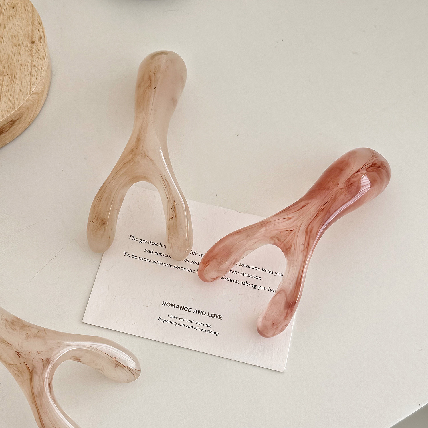 眼周按摩器刮鼻器鼻梁眼睛脸部点穴棒鼻梁高刮痧蜜蜡面部美容工具