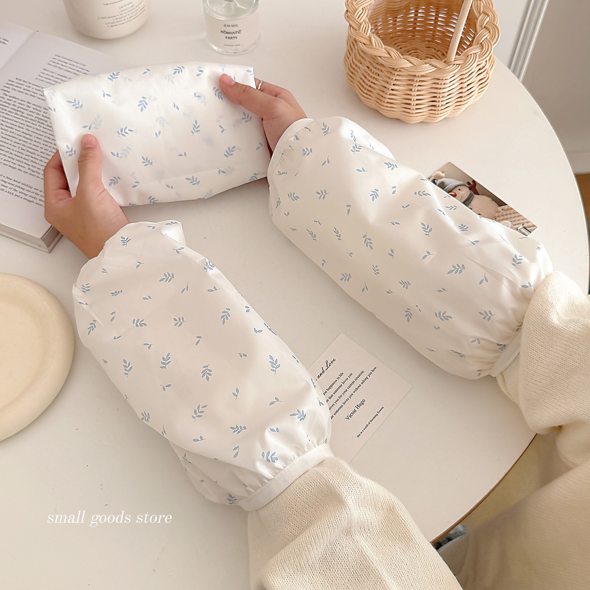 ins小清新碎花袖套轻防水