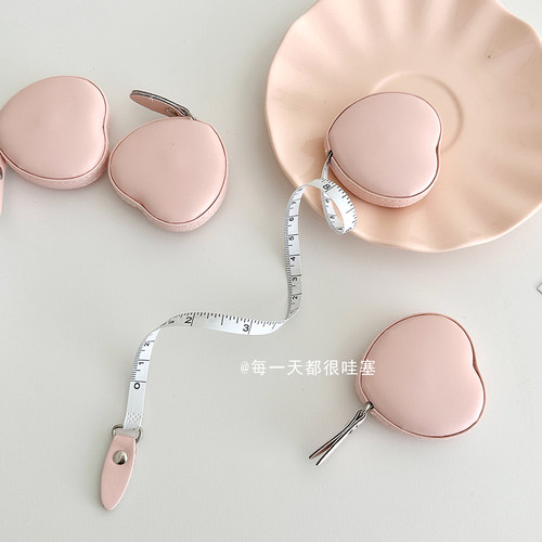 爱心双面自动卷尺测量家用软尺