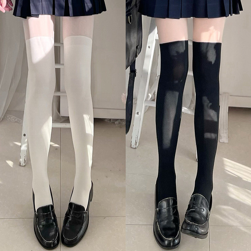假过膝袜大腿拼接丝袜连裤袜女图片