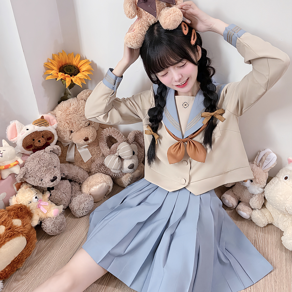 小云北中原创jk水手服甜妹日系