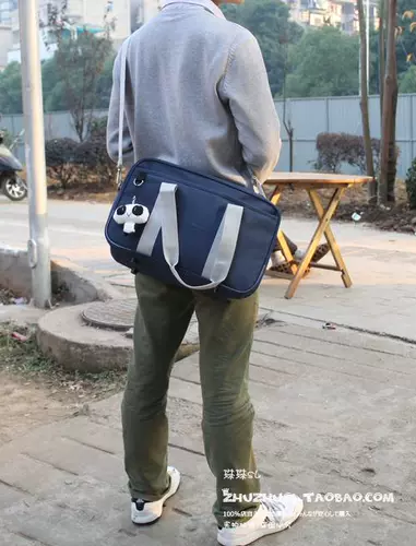 Японская школьная юбка для школьников, униформа, ранец подходит для мужчин и женщин, шоппер, сумка на одно плечо, с печатью вашего логотипа, косплей