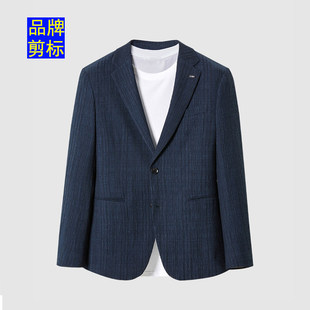 休闲莱赛尔面料轻奢小西装 单西外套韩版 春秋男士 品牌撤柜撤标西装