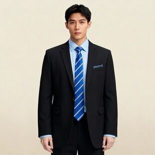 男士 新郎结婚礼服大弹力套装 商务修身 男正装 西装 撤标撤柜西服套装