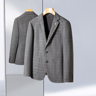 休闲西装 简约商务休闲舒适挺括商务翻领西服男士 外套 男款 秋季