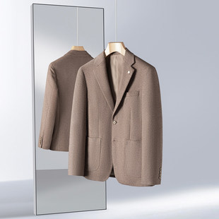 外套春秋款 西装 绵羊毛商务休闲帅气时尚 品牌撤标休闲西服外套男士