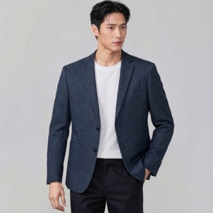 修身 休闲单西外套青年韩版 便西上衣西服弹力面料 新款 撤标撤柜男士