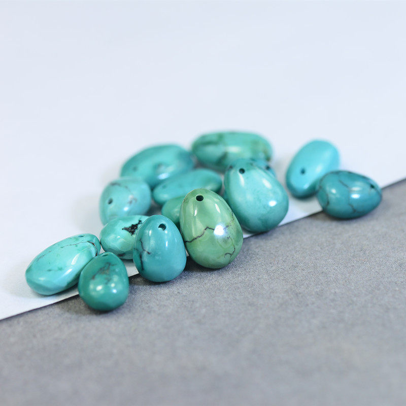 一物一图 十堰原矿天然绿松石 小吊坠提溜水滴形项坠项链手链配饰,饰品/流行首饰/时尚饰品新,DIY配件,淘宝优惠券,粉丝福利购,淘宝优惠卷