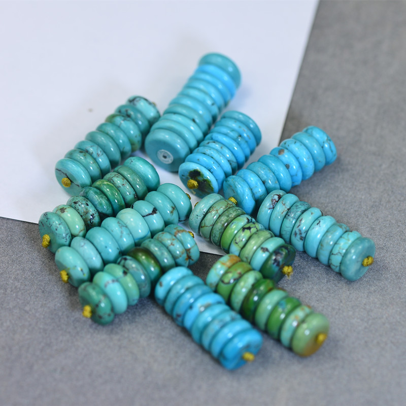 原矿天然绿松石隔片垫片一物一图