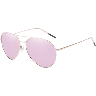 花雨伞太阳镜女潮流飞行员蛤蟆眼镜韩版圆脸偏光驾驶墨镜AP11719