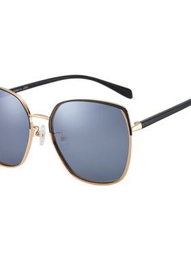 花雨伞ins复古风大框驾驶眼镜