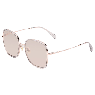 花雨伞太阳镜女2023年新款潮流多边形墨镜半透时尚近视眼镜 11748