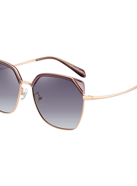 花雨伞时尚风大圆脸偏光太阳镜