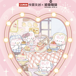 卡盟文创奶油兔奶物联盟收藏卡牌动物萌版兔子兔兔tutu插画类卡片