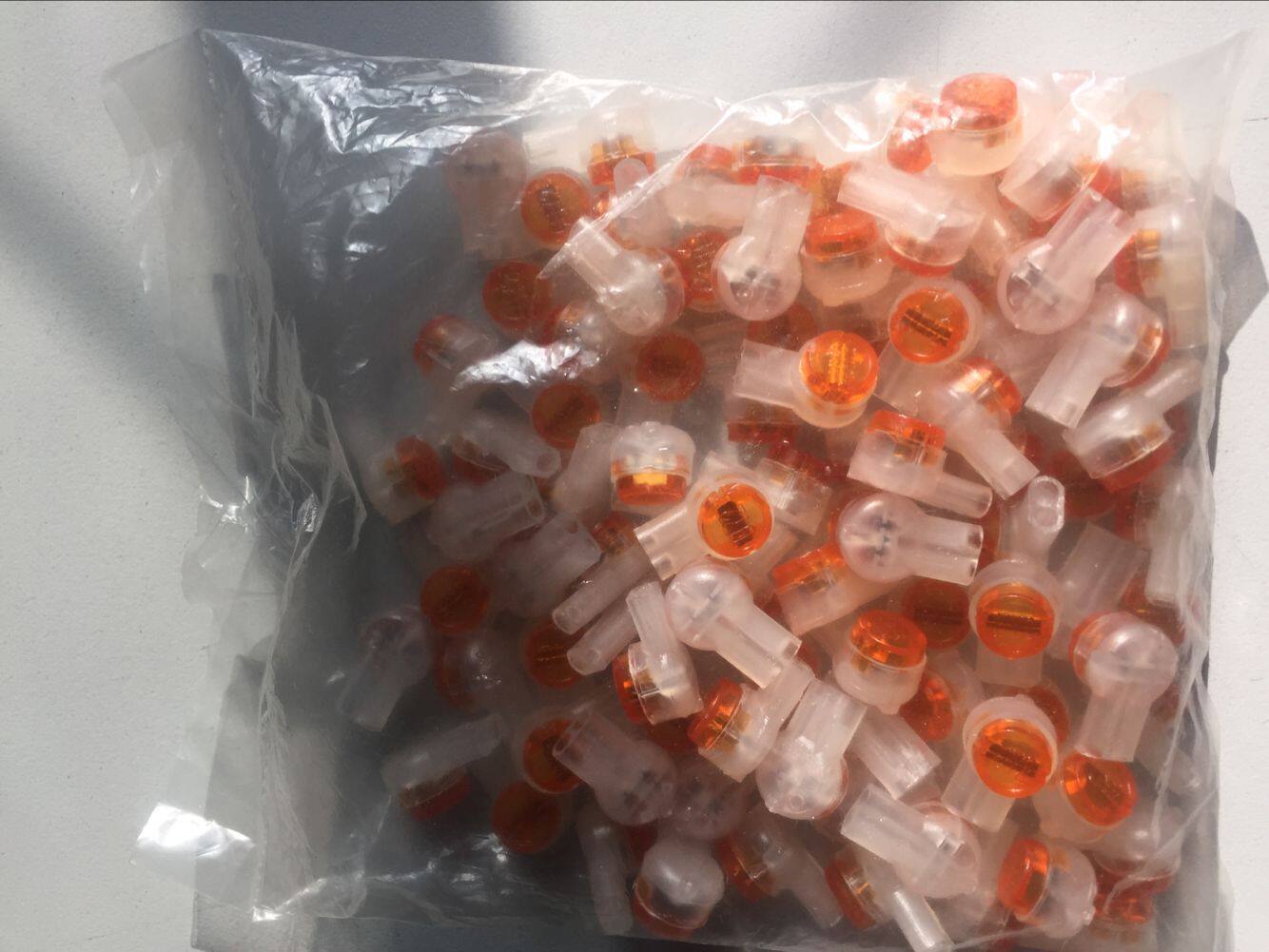 质量超优质高性能接线端子 电话线网线/接线端子 接线子 100粒