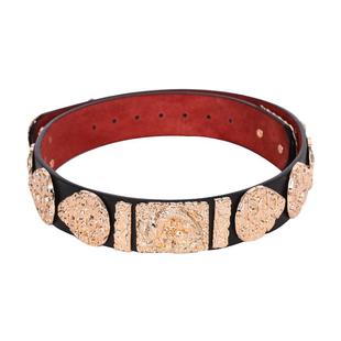 汉服配饰唐圆领袍腰带儿童飞鱼服锦衣卫腰封男皮带明制革带中国风