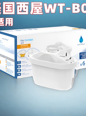 适用美国西屋WT-B02过滤水壶家用净水杯饮用水净水器净水壶过滤芯
