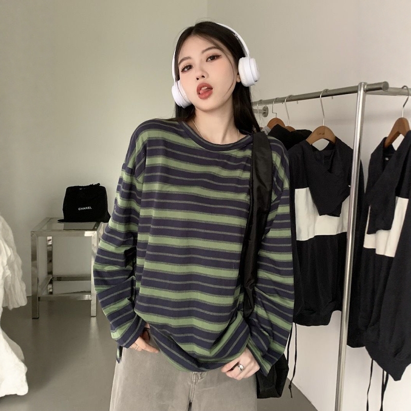 弹力运动健身服宽松长袖T恤瑜伽