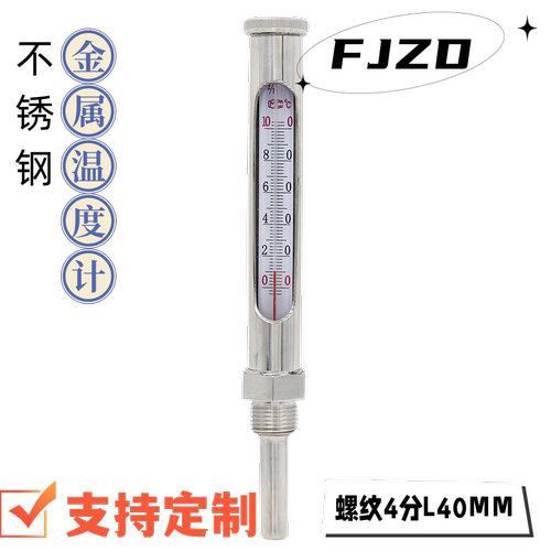 WNG-11温度计铁镀镍不锈钢红水
