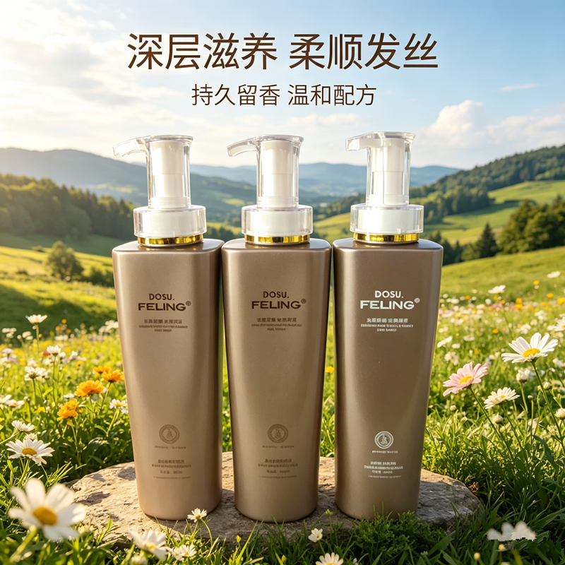 东束菲灵洗发乳护发丝滑柔顺亮泽滋养去屑控油留香香氛精华发膜