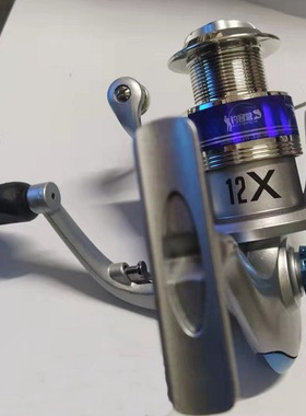 古梵黑色渔轮 鱼轮渔线轮12轴纺车轮全系列金属芯路亚海竿矶钓轮