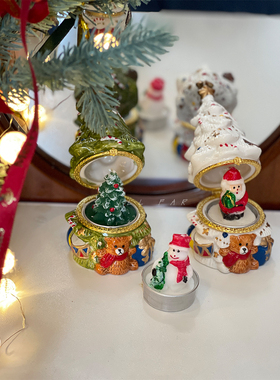 STILL【小熊圣诞树】室内家用香薰蜡烛送礼礼盒创意男女生日礼物