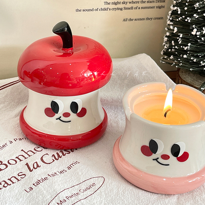 STILL【苹果笑脸】小众香薰蜡烛礼盒卧室家用送女生圣诞生日礼物