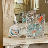 STILL 蓝湖幻鱼 无火藤条香薰室内持久香氛摆件送礼生日礼物