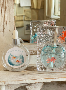 STILL【蓝湖幻鱼】无火藤条香薰室内持久香氛摆件送礼生日礼物