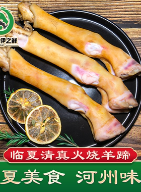 清真新鲜羊蹄纯人工火烧羊蹄带筋羊蹄子羊蹄商用批发