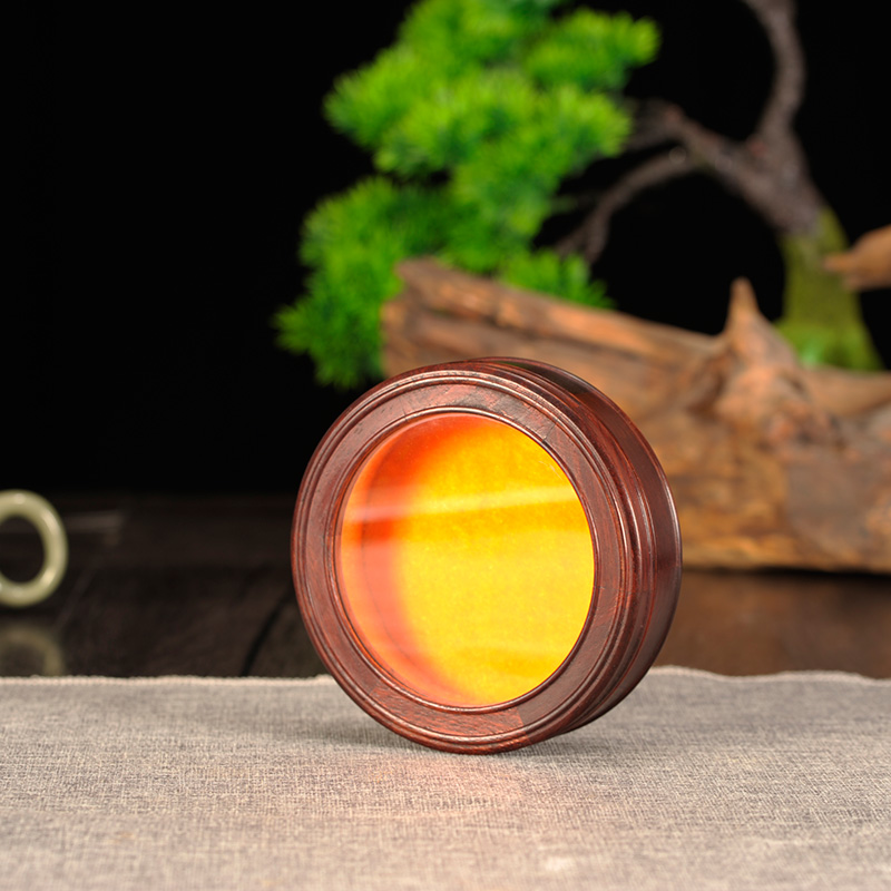 透明收纳盒红酸枝玉器佛珠手串