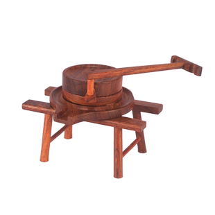 模型红木雕刻工艺品小摆件风谷车石磨五谷丰登扬谷机风谷机摆件