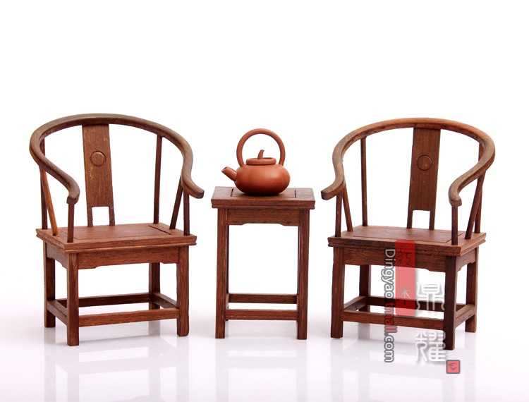 模型中国风红木场景古风太师椅