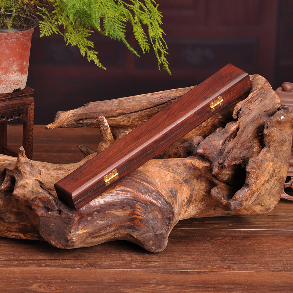 红酸枝首饰盒长款项链珠宝