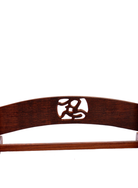 红木刀架鸡翅大号工艺品