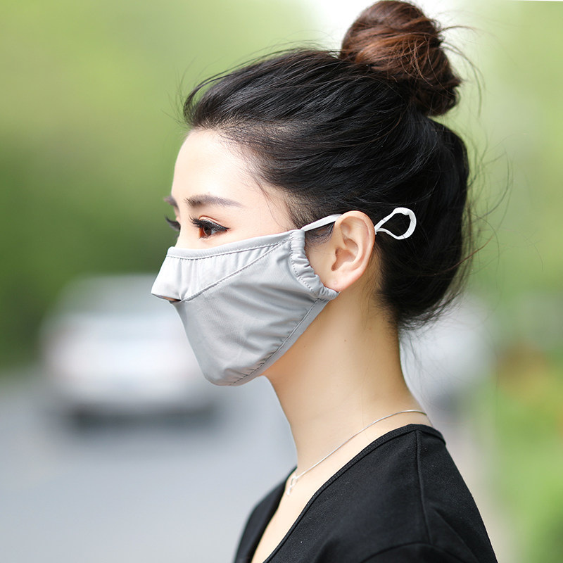 夏季冰丝露鼻遮阳防晒口罩女薄款夏天户外防紫外线透气面罩可清洗|ruв категории начало ежедневно, защитное оборудование, маска - от Buy2taobao.com для оказания профессиональной услуги покупки агента Taobao