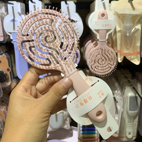 花漫多镂空心形梳好看又好用