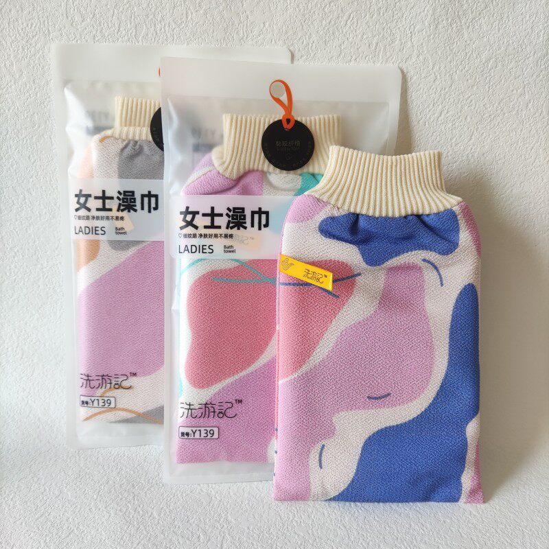 洗游记搓澡巾女士洗澡巾细纱搓背神器下灰不疼好用东北澡堂家用