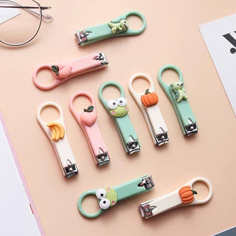 可爱卡通少女心指甲剪单个装便携式创意儿童指甲刀家用小号指甲钳