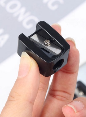 迷你黑色木质眉笔卷笔刀木杆眉笔遮瑕笔眼线笔唇线笔铅笔专用削笔