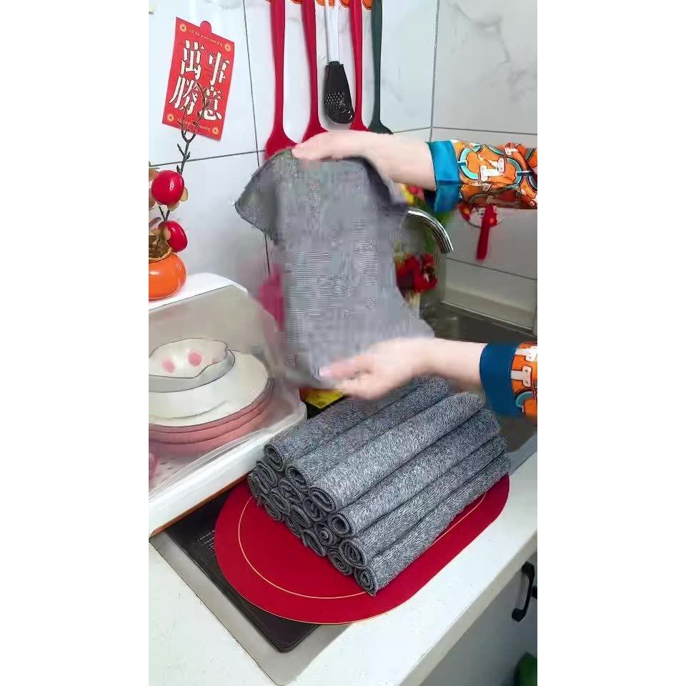 抹布厨房抹布百洁布擦桌布不沾油吸水去污加厚洗碗布竹炭纤维,家庭/个人清洁工具,厨房用刷,淘宝优惠券,粉丝福利购,淘宝优惠卷