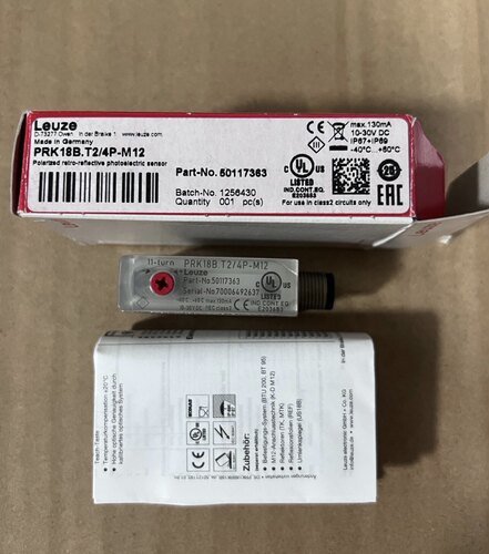 50117363 劳易测光电传感器 PRK18B.T2/4P-M12 全新原装现货