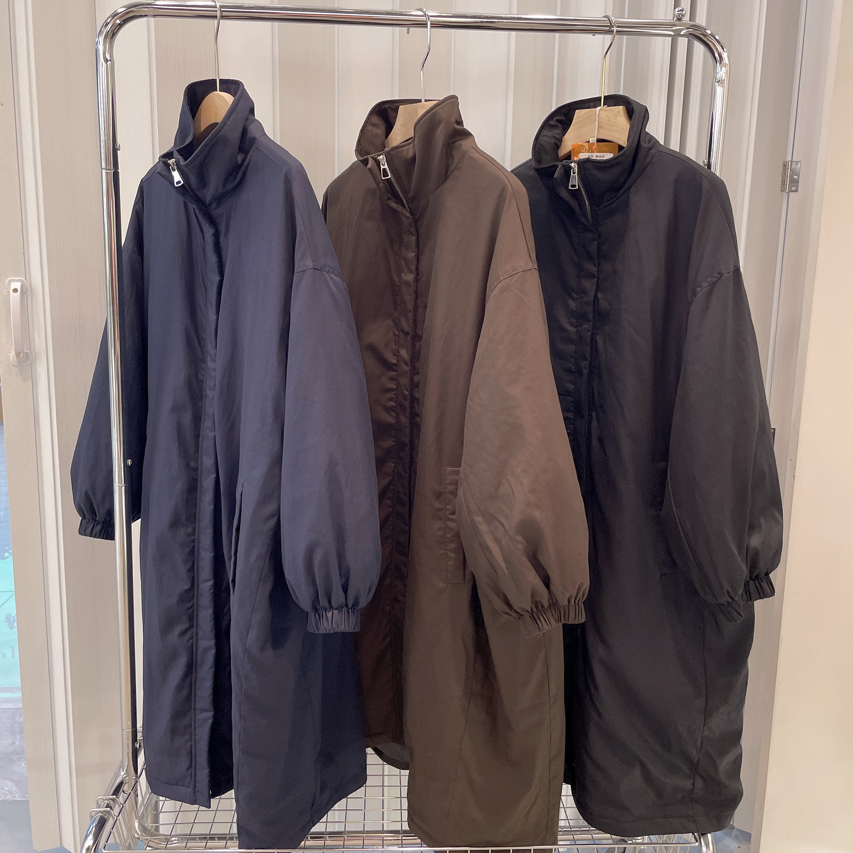 【U.M】风形立领长款风衣鹅绒服保暖气场安全感羽绒服