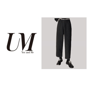 【U.M】豌豆裤毛呢裤女士哈伦休闲裤驼色裤子